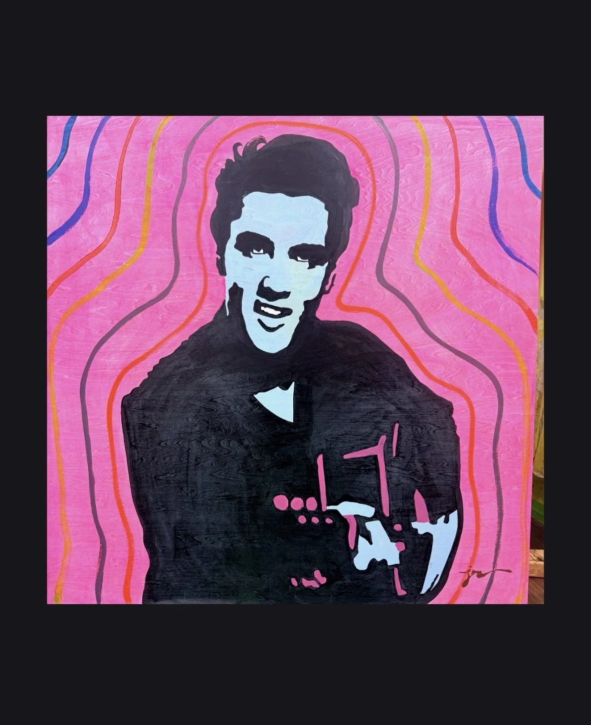 "Elvis" 36 x 36 $2,800