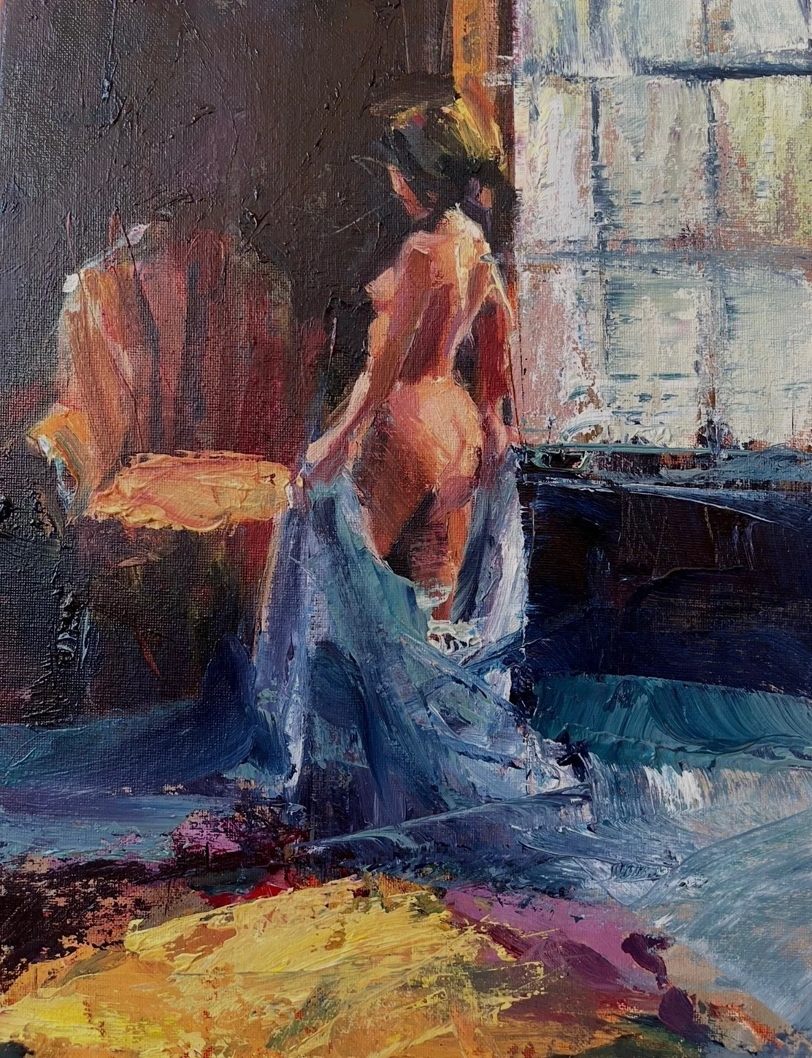 Madison at the Window 11"x14" $1500
