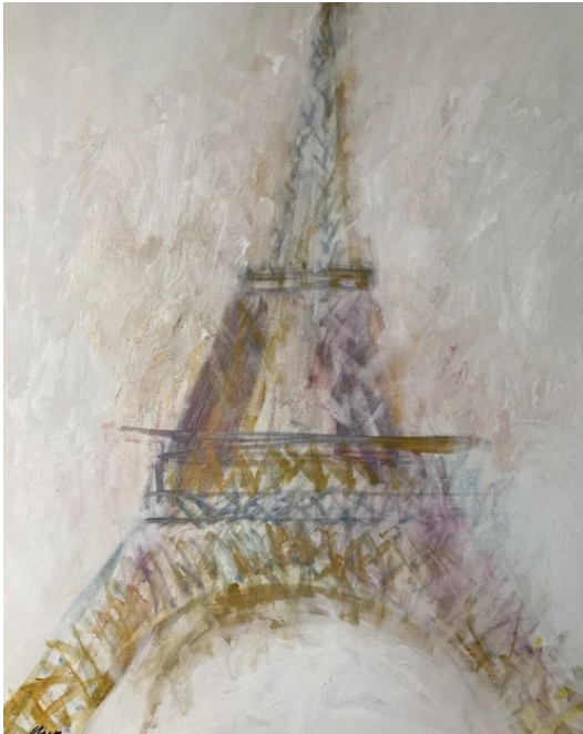 "Eiffel" 24" x 30" [SOLD]