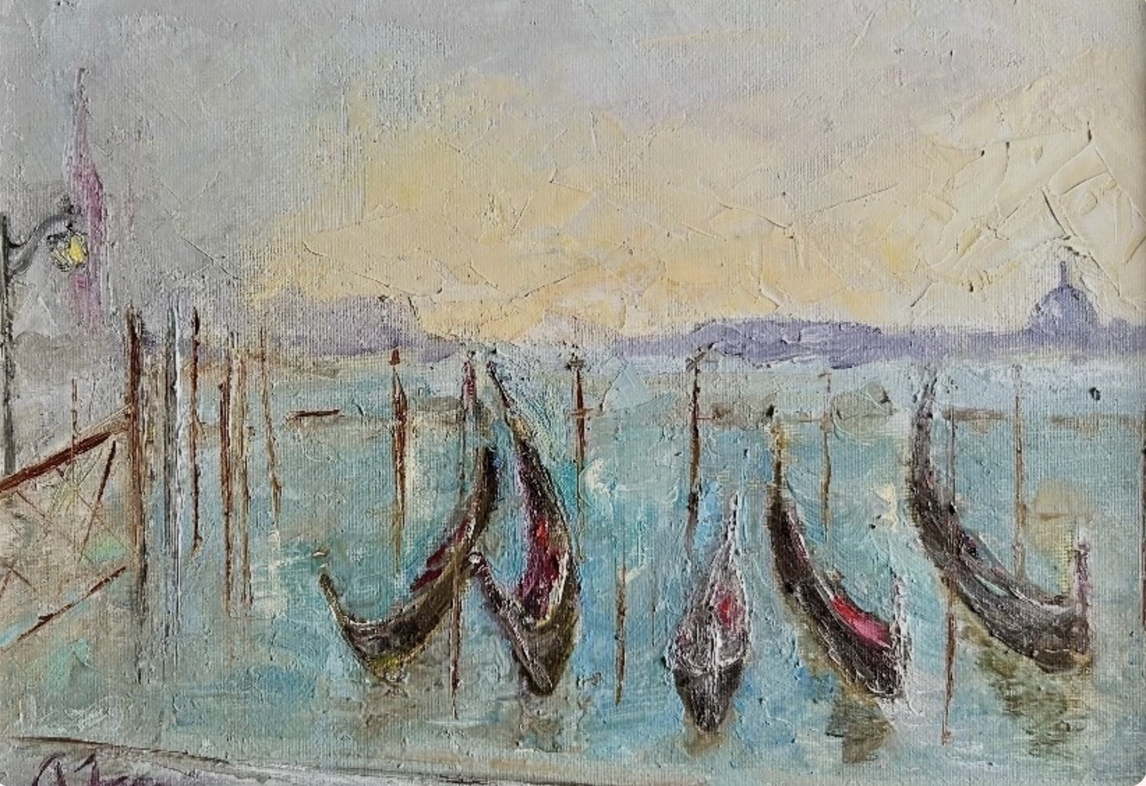 Allison Farr "Escape to Venice" 9"x12" $475
