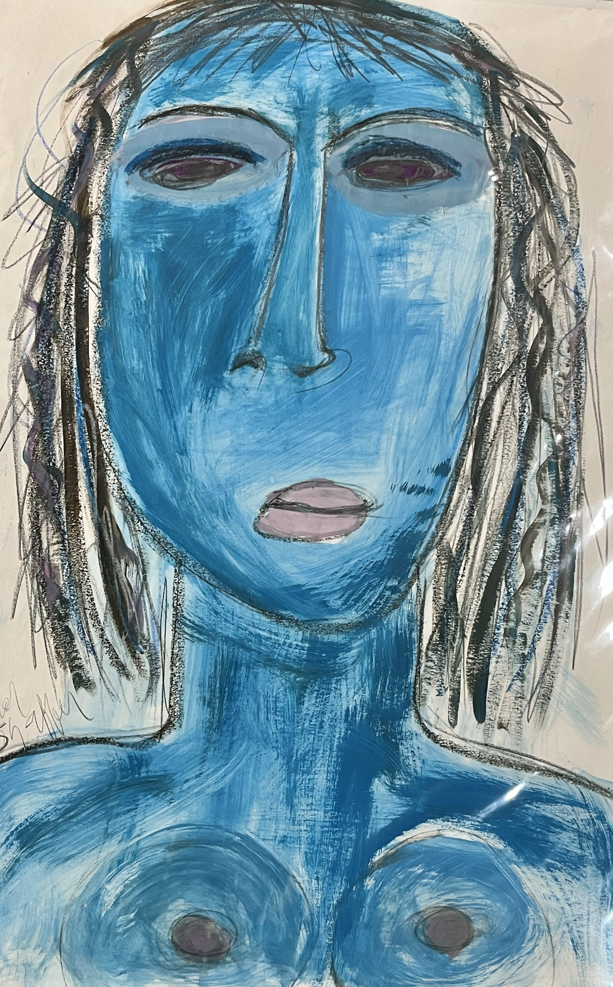 "Blue Bonnie" 24" x 26" $3,500