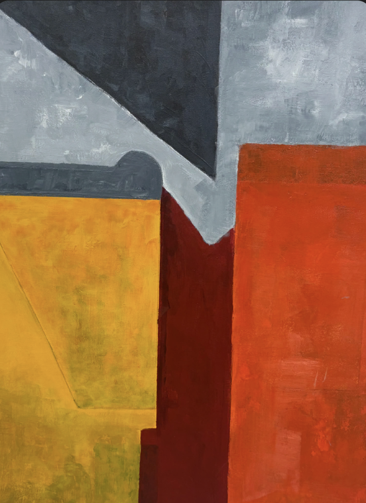 “Polychrome 1”  24" x 30" by Jim Caughman