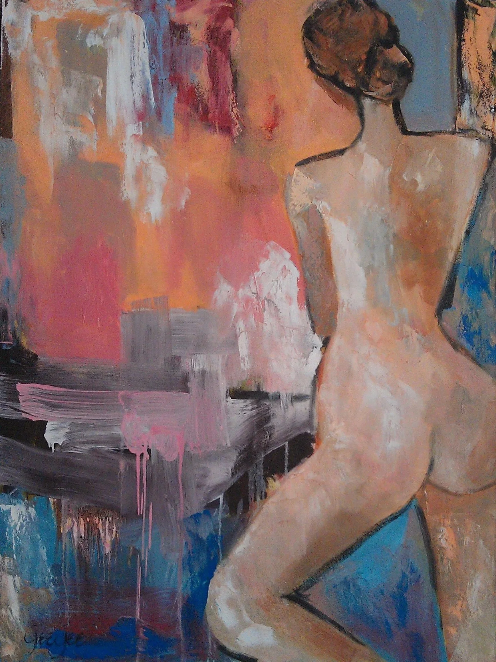 Gee Gee Collins "Blue Nude"