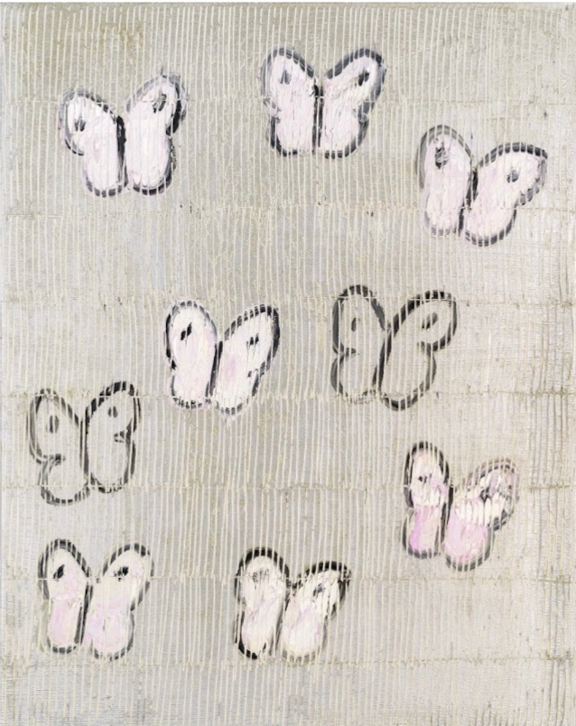 Hunt Slonem  "Ascension Rarity"
30" x 24"      (Contact for Pricing)