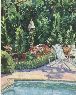 "Poolside" [SOLD]