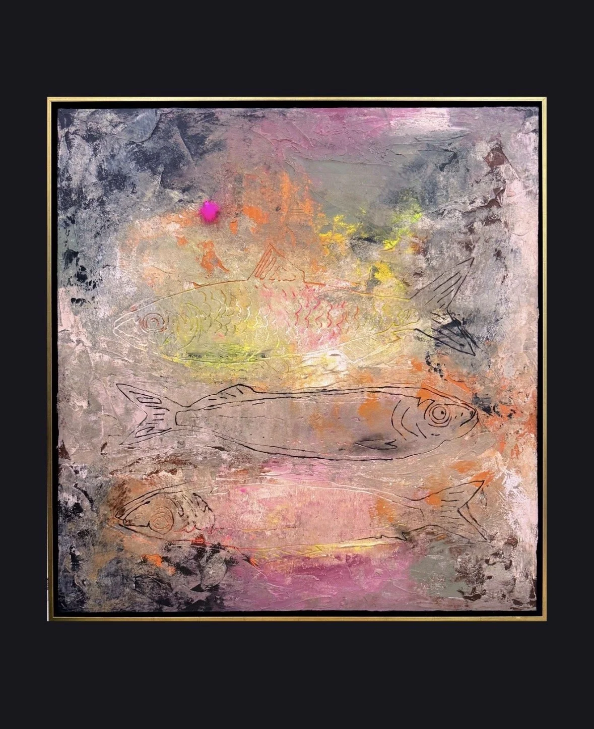 "Free Fly" 40 x 40 $4,088