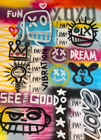 "See the Good" 57" x 42"  $12,700