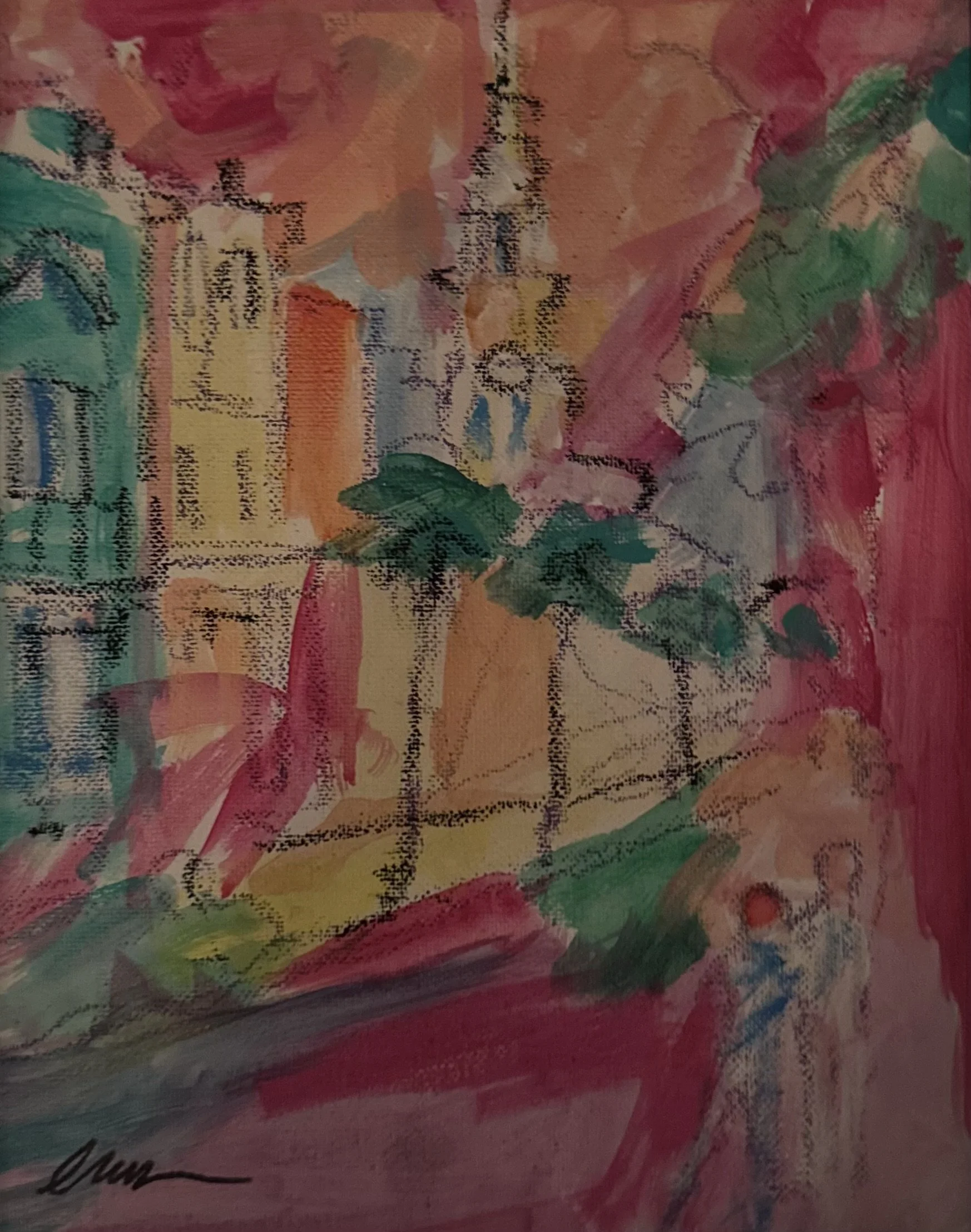 
Cher Cosper "Rainbow Row in July" $425