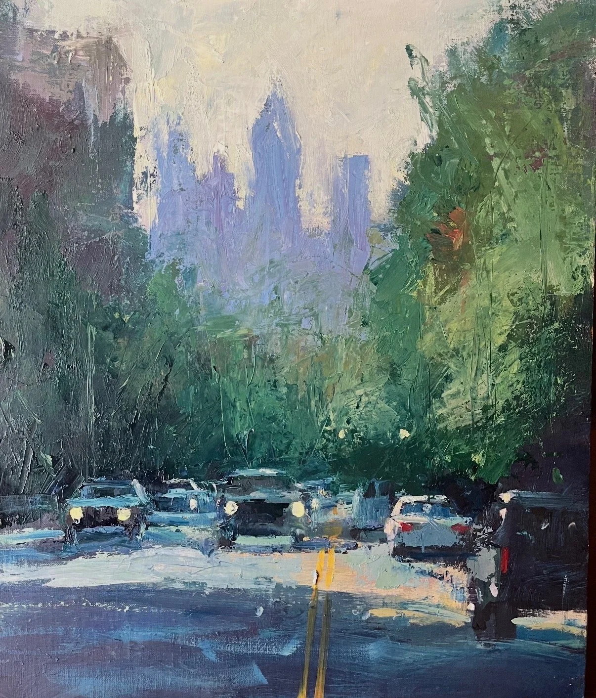 Southbound on Peachtree 16"x20" $260,000