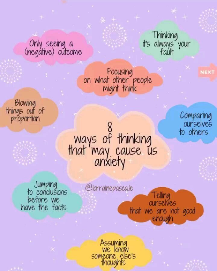 Love this post bt @lorrainepascale . If you struggle with anxious thoughts, here's a guide for you that can work extremely well!