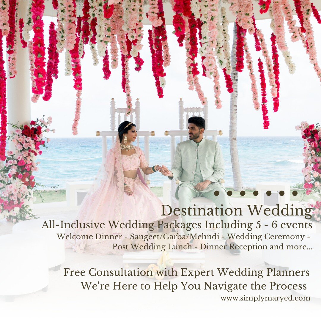 Planning a wedding💍 can be stressful but doesn't have to be. Let our team of Destination wedding experts help you with all the details. We offer step-by-step guidance through the entire process! Contact us for a FREE consultation and let's get start