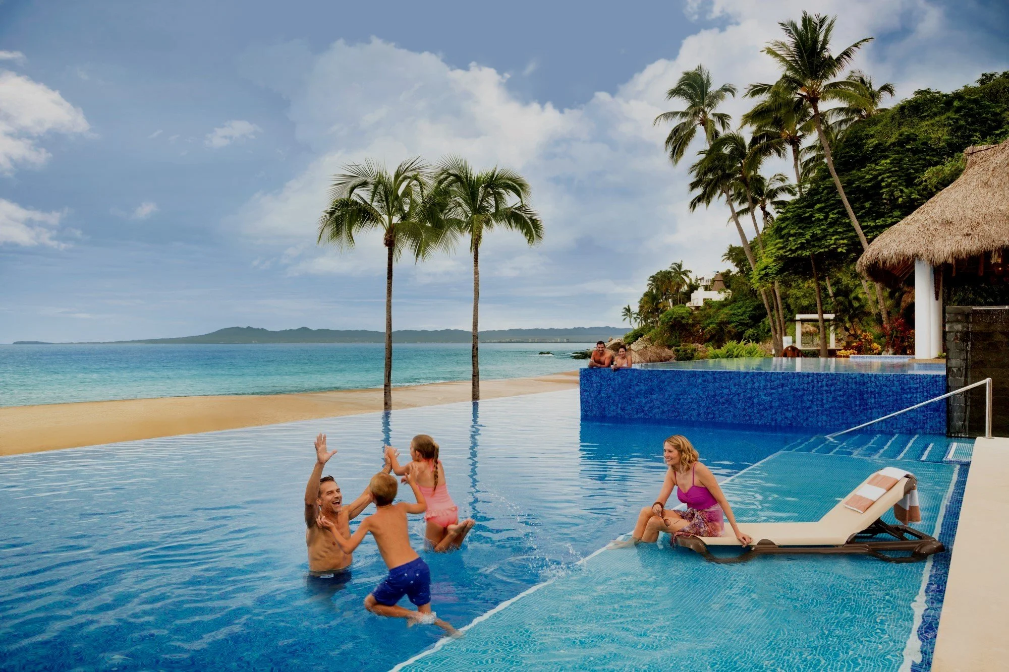 Family resort pool