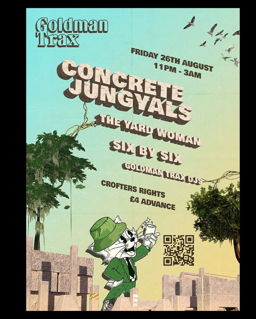Recent piece for @goldmantrax. Something a little different to the usual for the event with @concretejungyals headlining. Playing around with a bit more 3D this time 🌴🛖🪖
.
.
.
#designinspiration #graphicdesign #3dart #poster #posterdesigns #visual