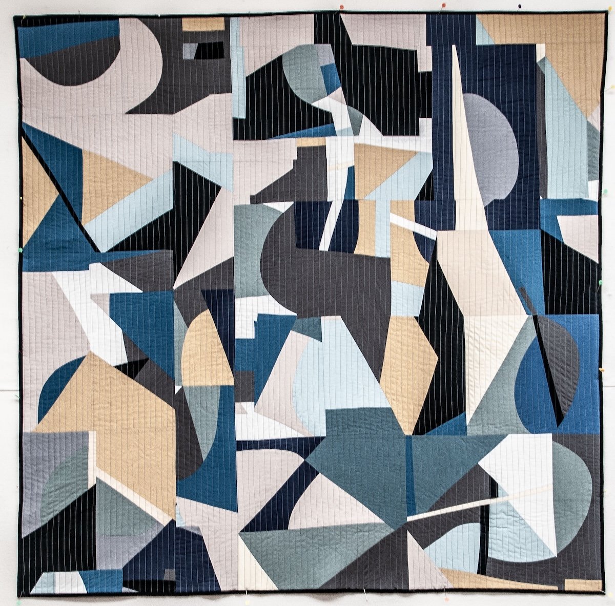 Unintended Consequences No. 1
49-1/2” x 50”
Machine stitched fabrics
