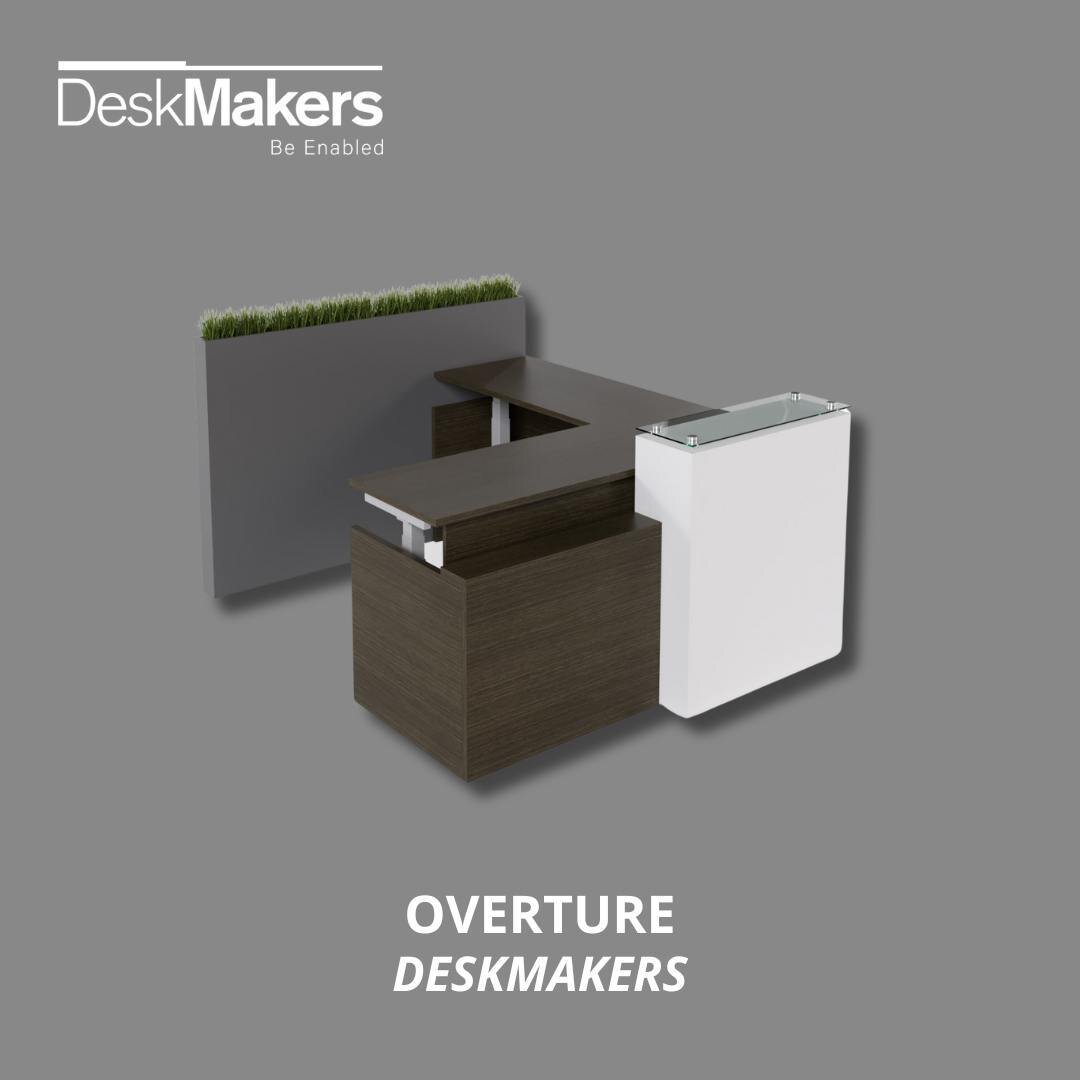 Overture = the ultimate reception desk. (Oh and did we mention it&rsquo;s height-adjustable?)

Explore more via the link in bio! @deskmakers