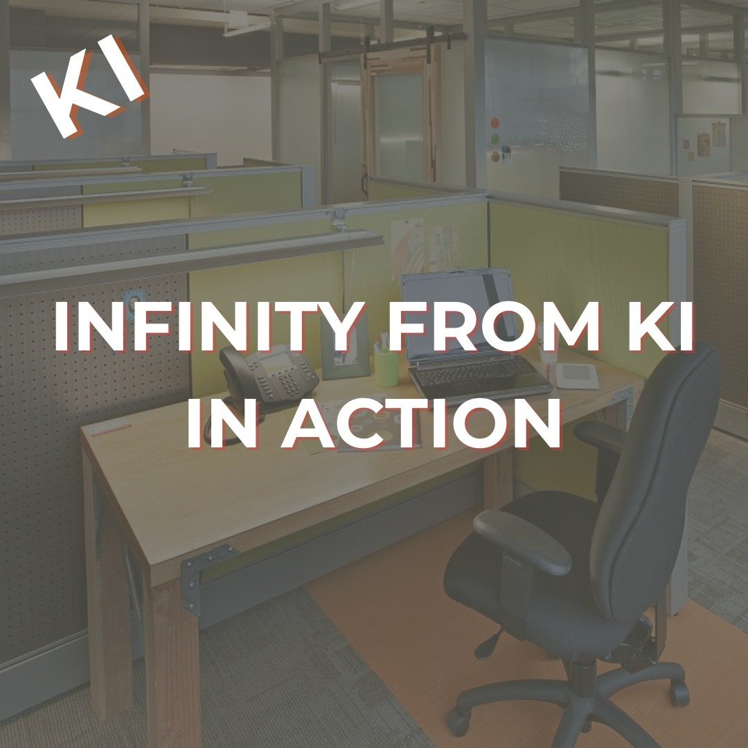 This just in: Interior Architects leveraged the @kifurniture Infinity process to modify existing KI products to fit the company&rsquo;s desire for reconfigurability and sustainability.

Swipe to see more and click the #linkinbio to learn more about i