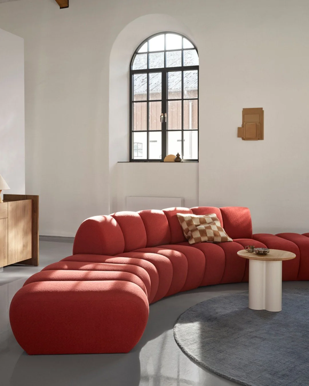 Your office space NEEDS this sofa. We said it! // Aura Modular Sofa by @allermuir