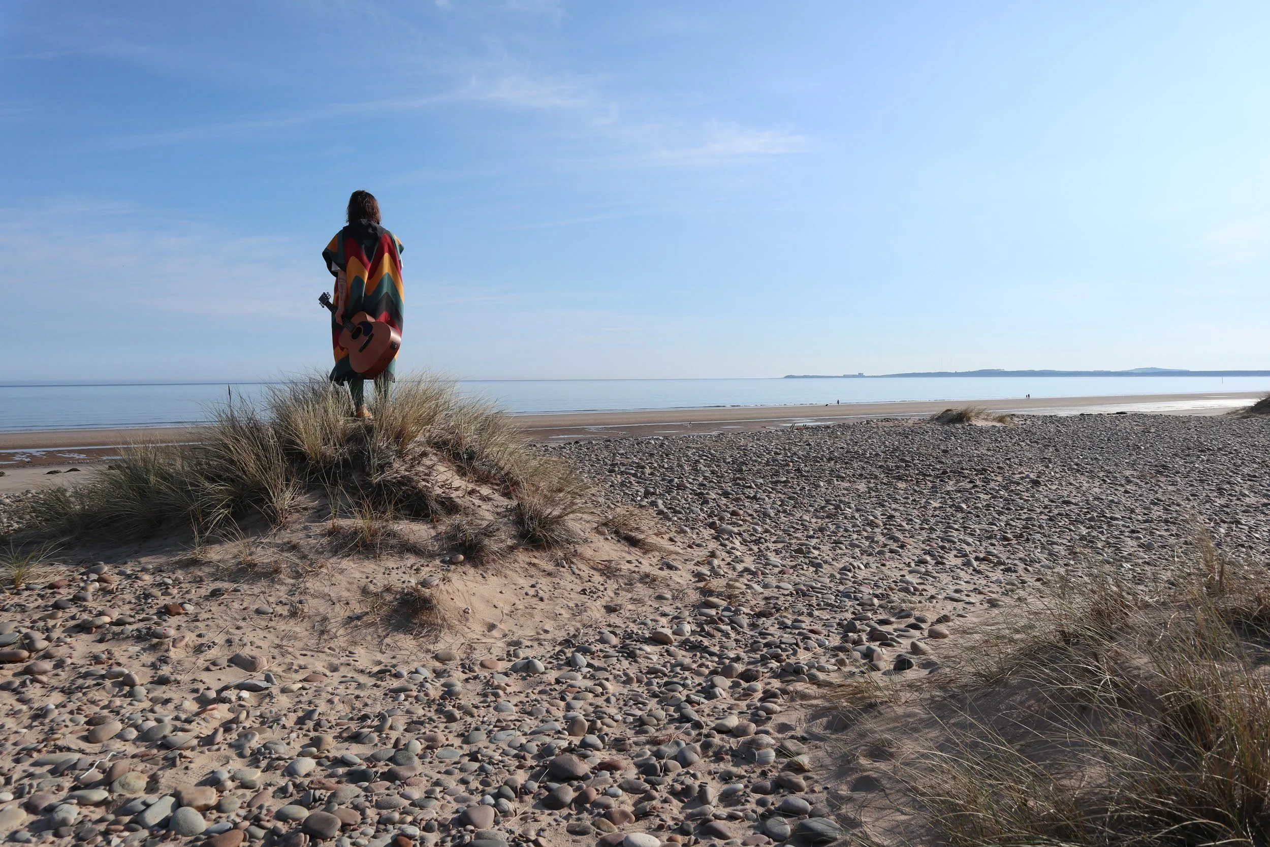 Findhorn Beach, Moray coast.