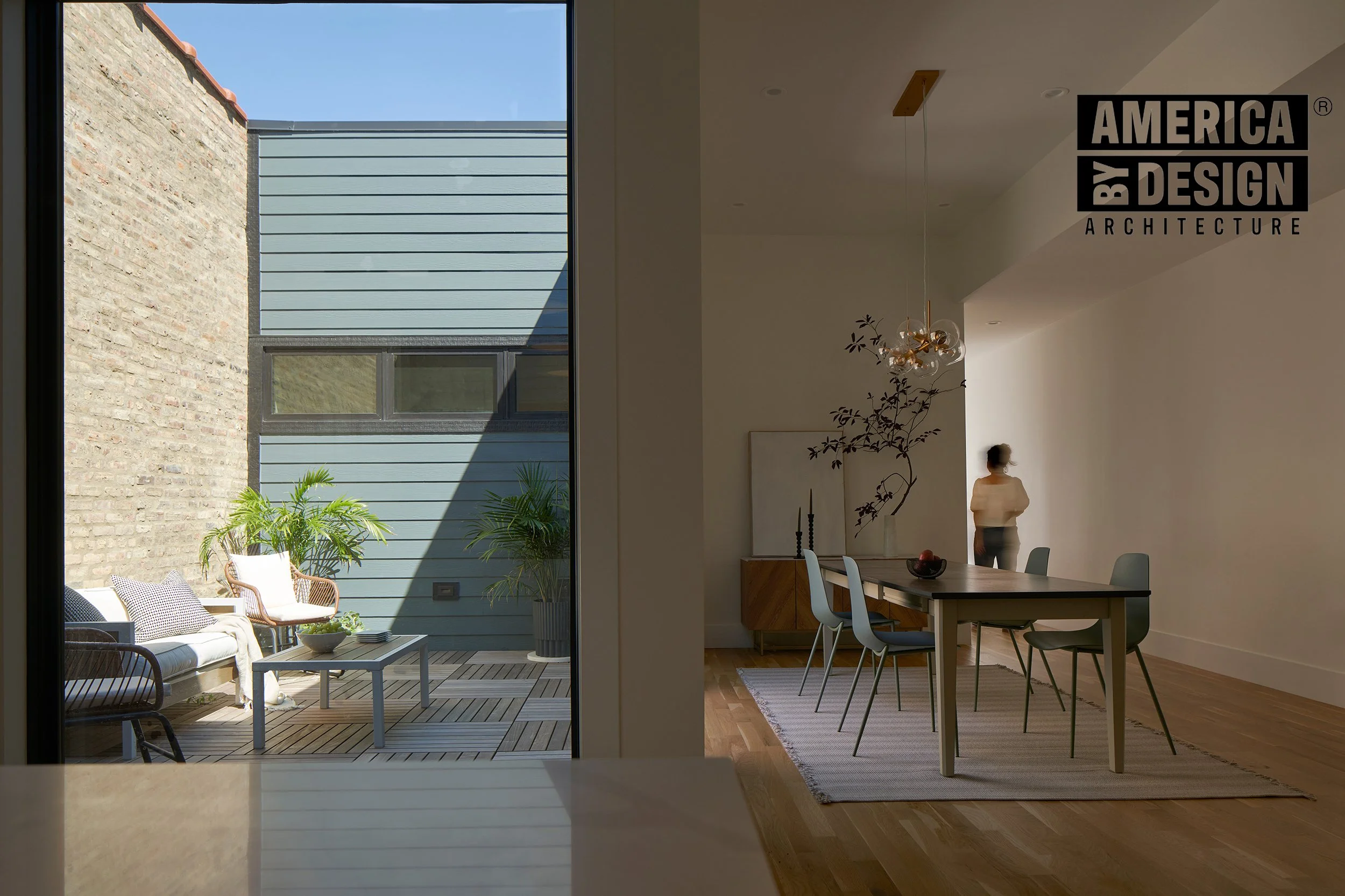 Wicker Park Courtyard House Featured on America ByDesign