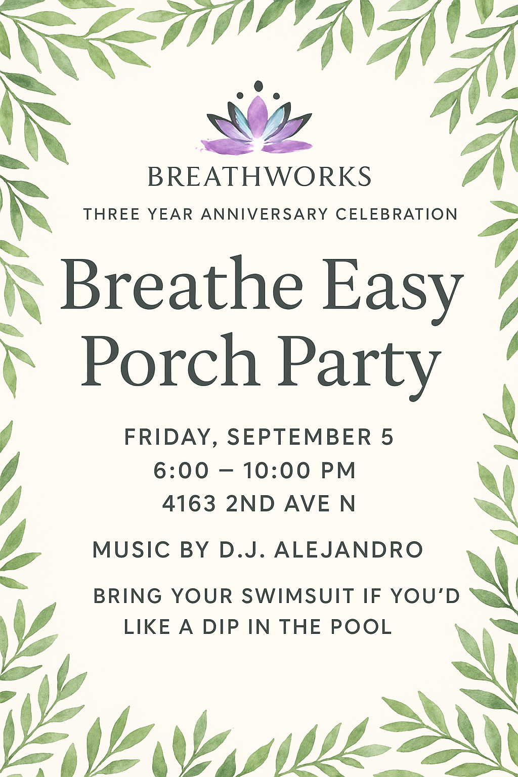 3rd Anniversary Party