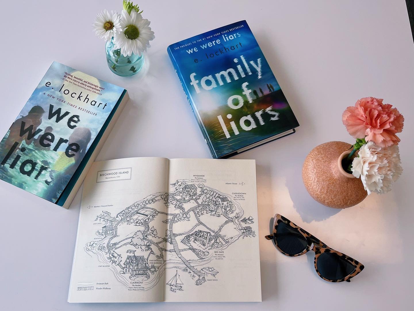 Some light office reading&hellip; #WeWereLiars #FamilyOfLiars