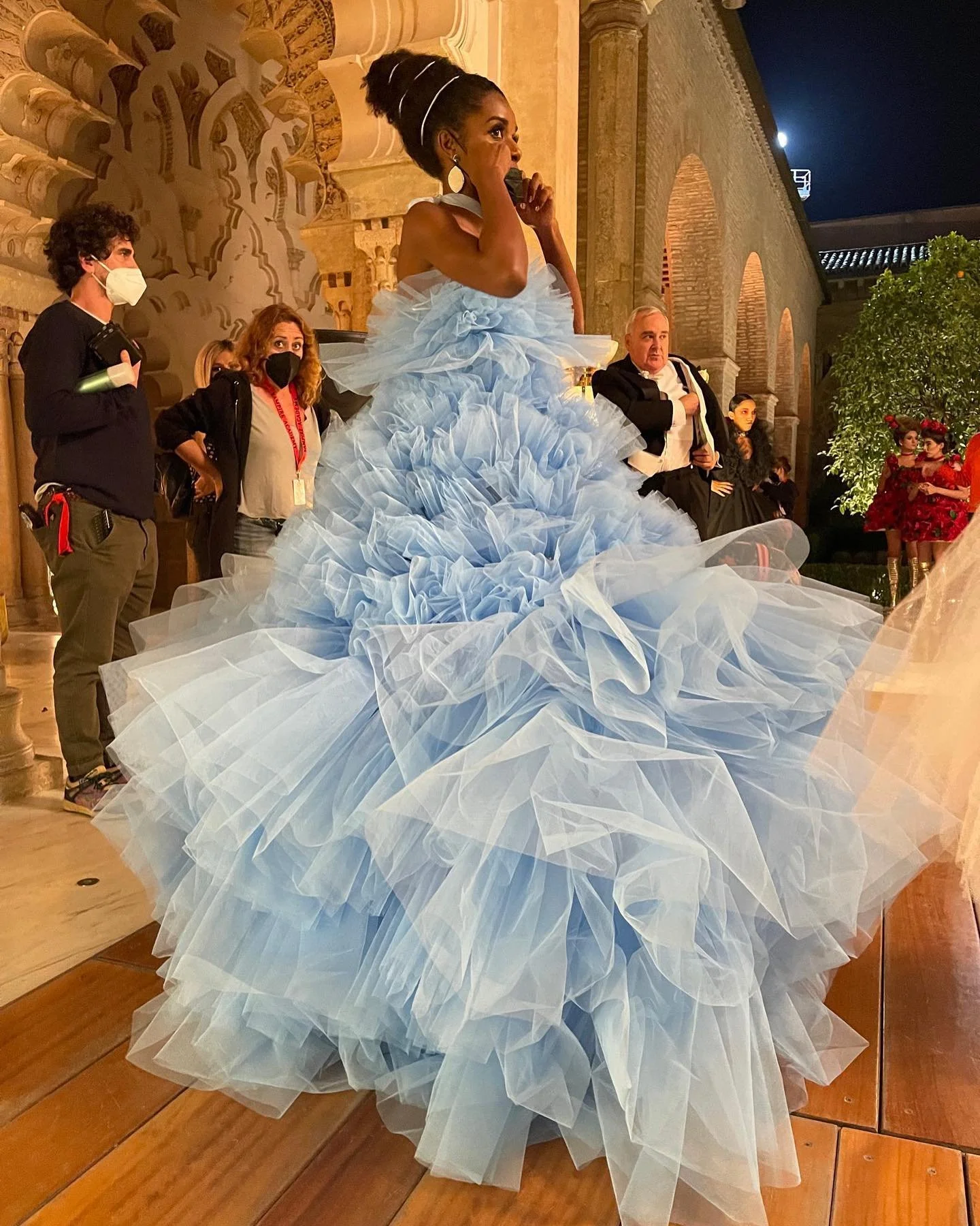 Some #BehindTheScenes costume shots of #VampireAcademy. A new episode is out tomorrow, make sure to tune in on @peacocktv. Huge thanks to our amazing costume designer Sonia Grande &amp; her team for all this incredible work!