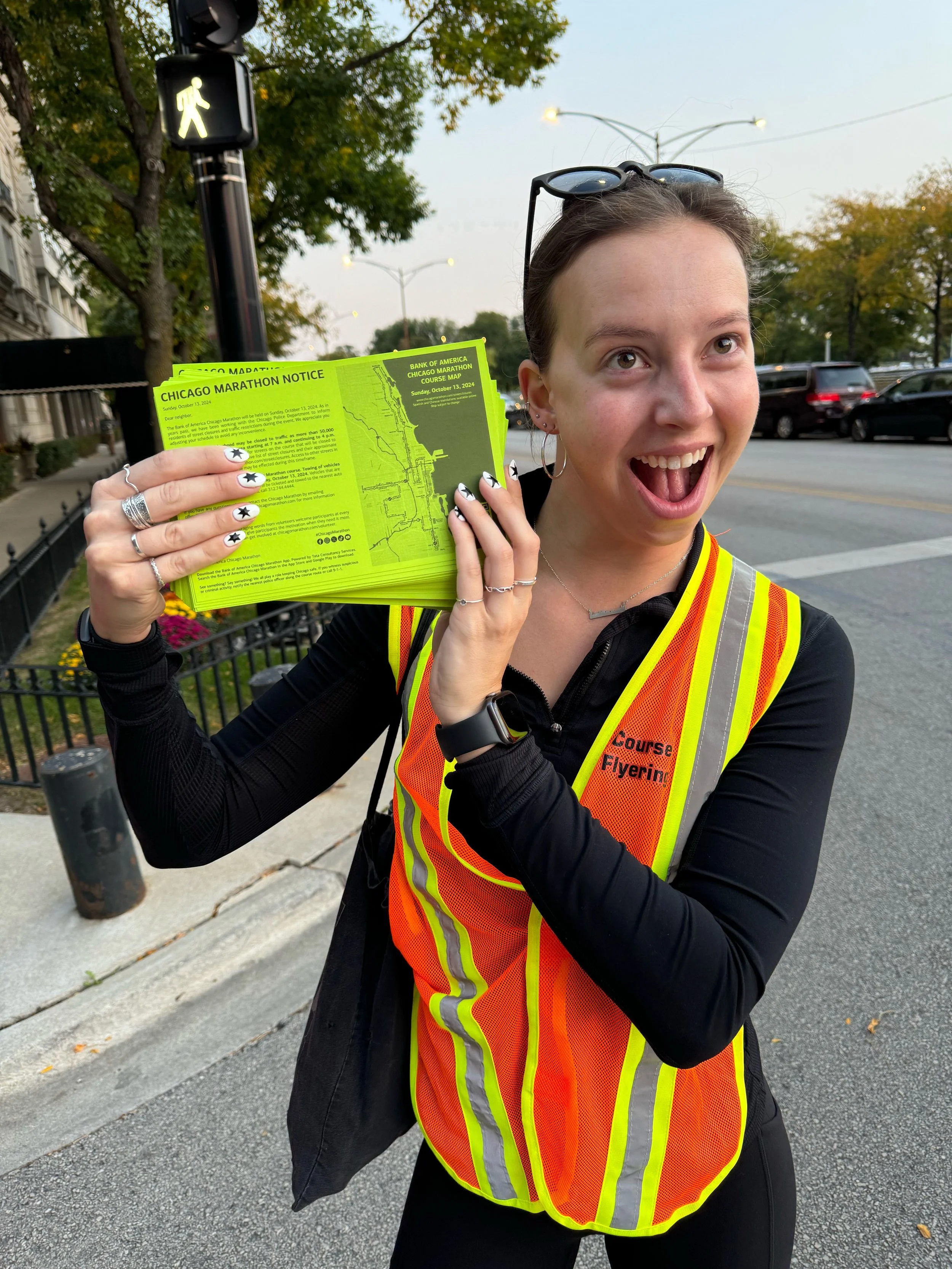 Marathon Course Car Flyering