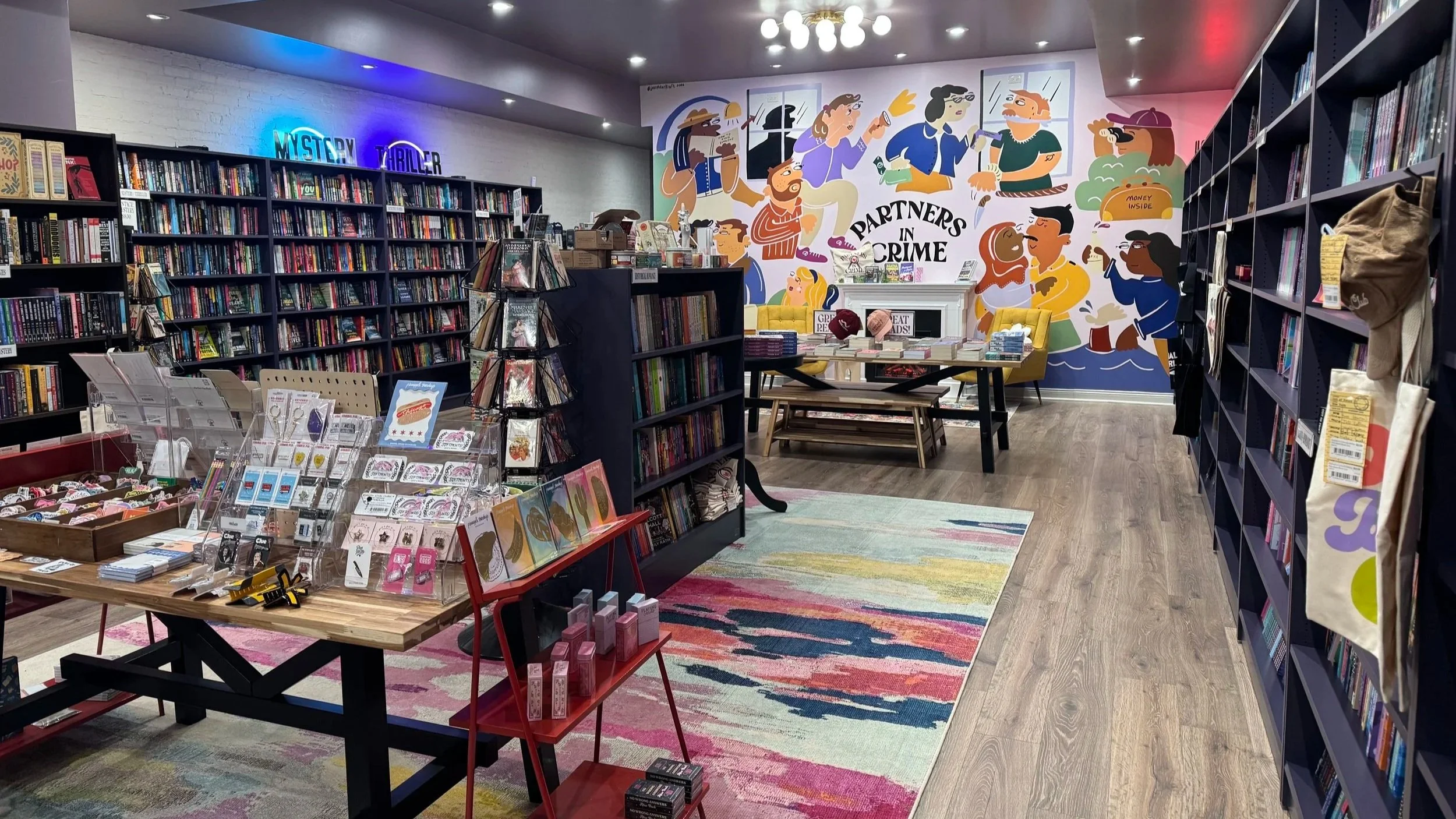 Partners in Crime Bookshop in Lakeview Chicago