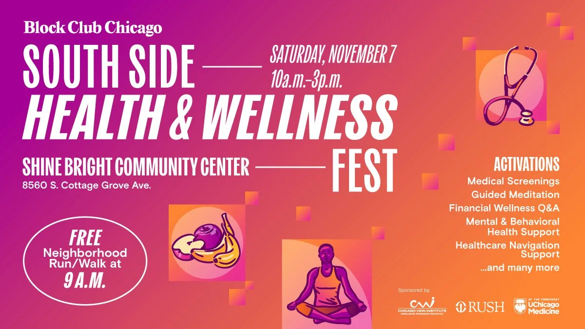 Graphic about the South Side Health & Wellness Festival