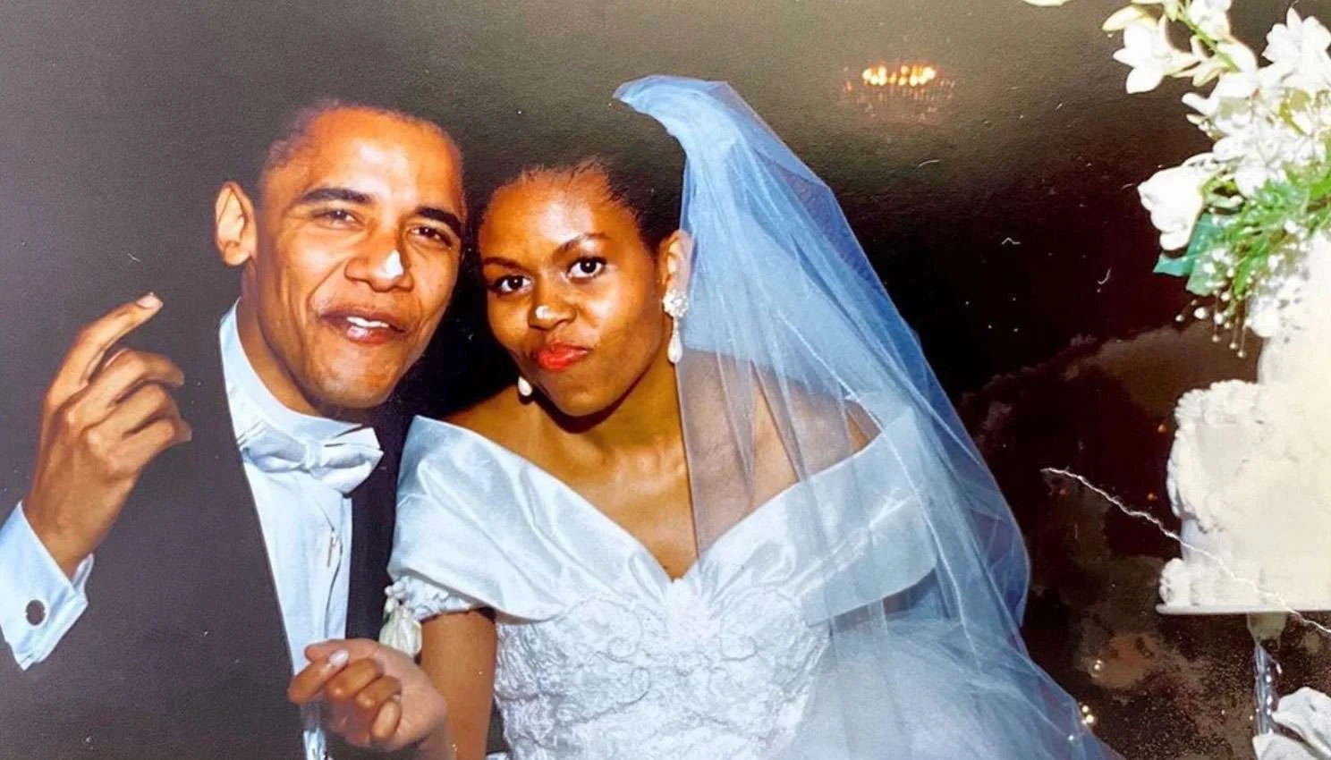 Michelle and Barack's Wedding 2002.