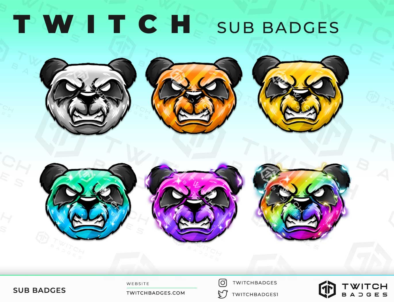 Anime Twitch Badges designs themes templates and downloadable graphic  elements on Dribbble