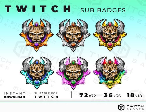 Magical Girl Sub Badges Blue | Premade Twitch Sub Badges | Twitch Bit  Badges | Discord Roles | Channel Points Icons