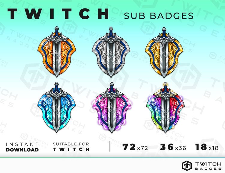 Twitch Badges/ Free Twitch Badges