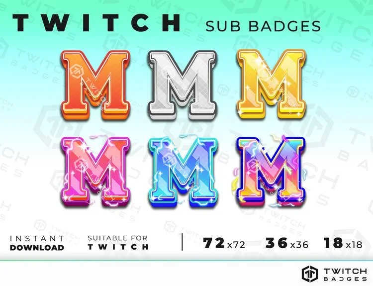 Twitch Badges/ Free Twitch Badges
