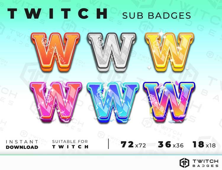 Twitch Badges/ Free Twitch Badges