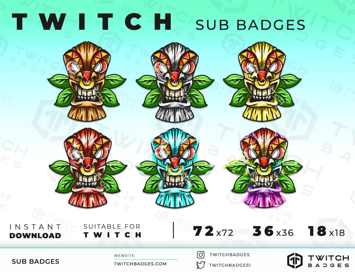 Totem Twitch sub badges