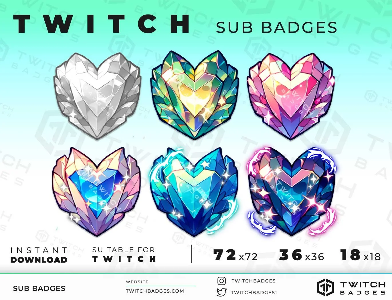 Twitch Sub Badges Hearts_3