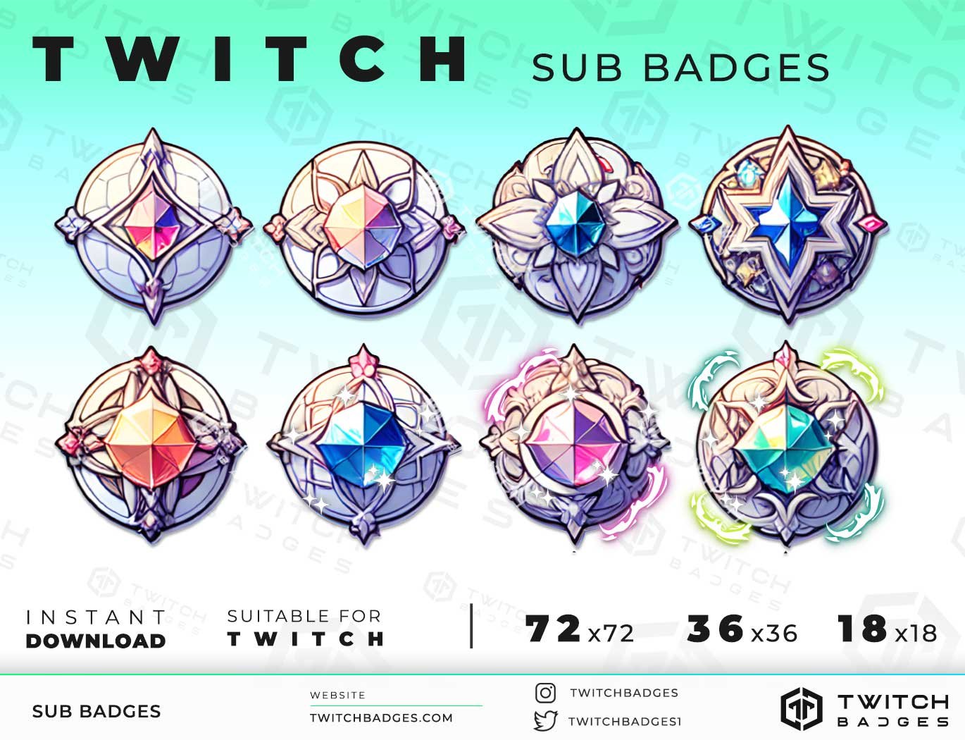 Twitch Sub Badges Star_7
