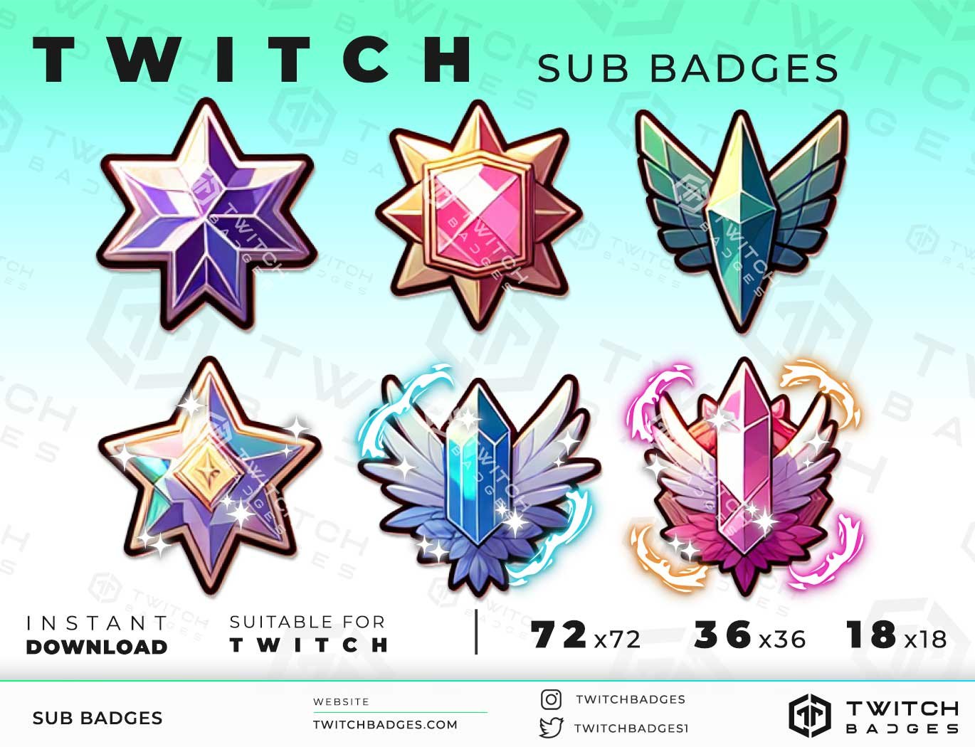 Twitch Sub Badges Star_11