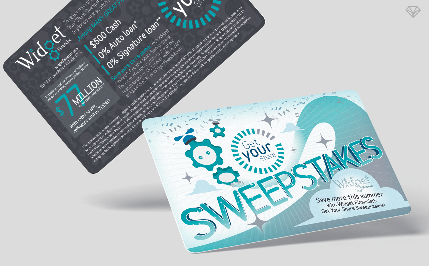 Brand identity: Widget Financial