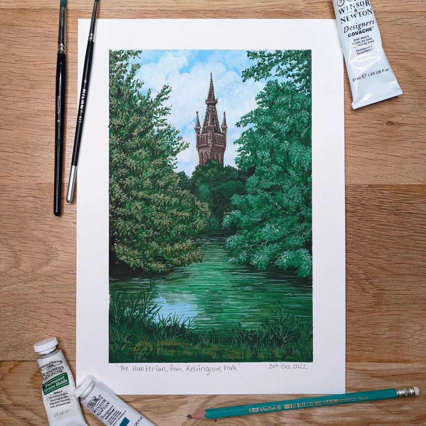 Missing all the greenery of the summer a little bit even if I don't miss the heat. 🌳

We spent a lot of time in Kelvingrove Park this year, whenever the builders kicked us out of our flat we we go for a walk around the park and Museum. 

I'm finding
