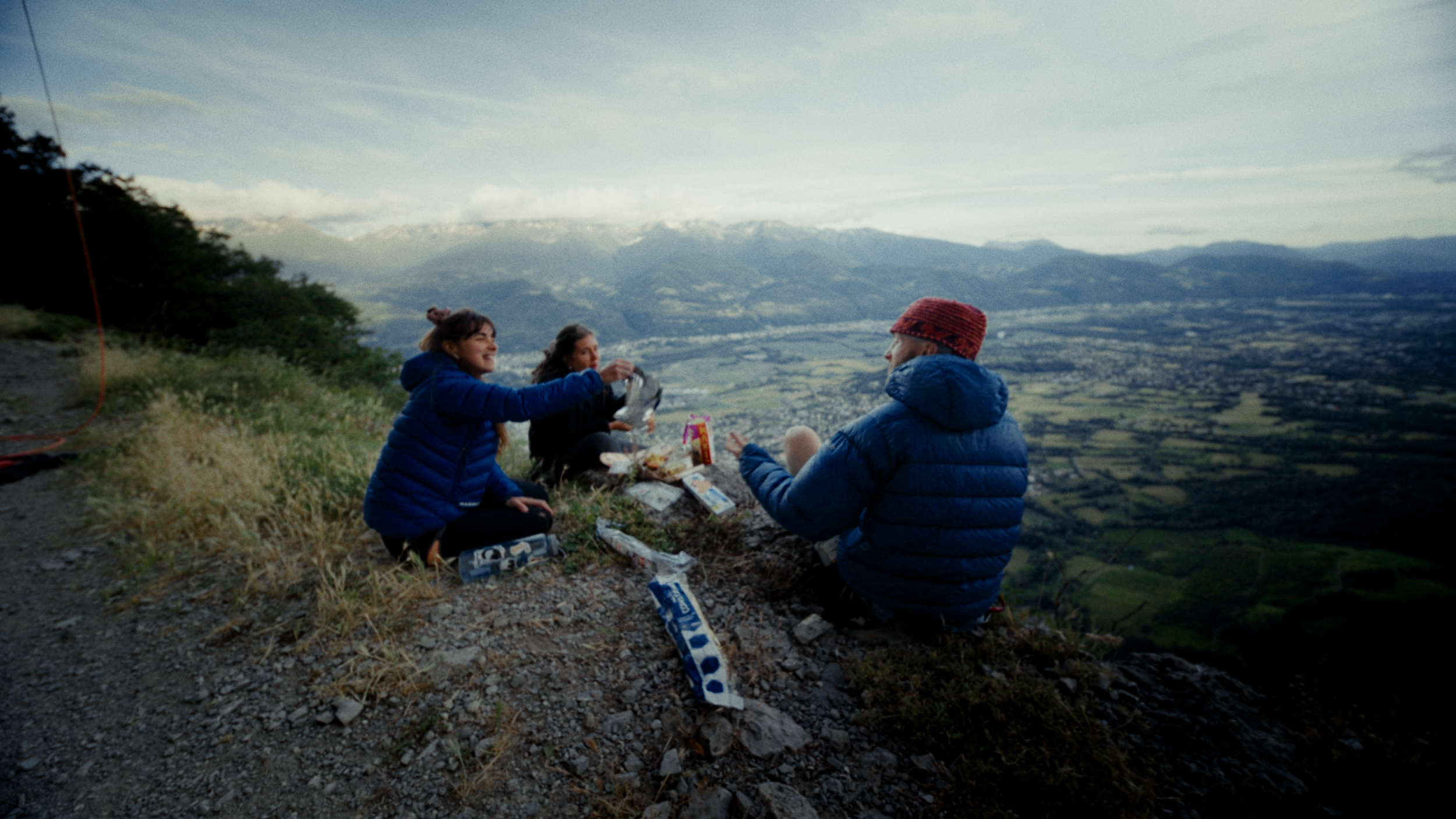 Paysage de montagne, massif alpin — cadre du film Marie Gamen x Mammut