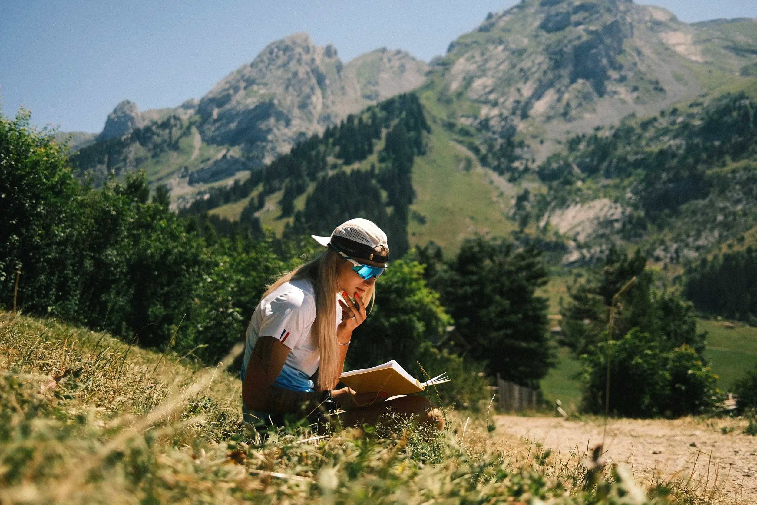 Photographie trail chamois gang alpes nouchka pauline simon photographe