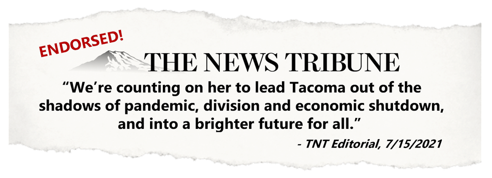 Re-Elect Tacoma Mayor Victoria Woodards