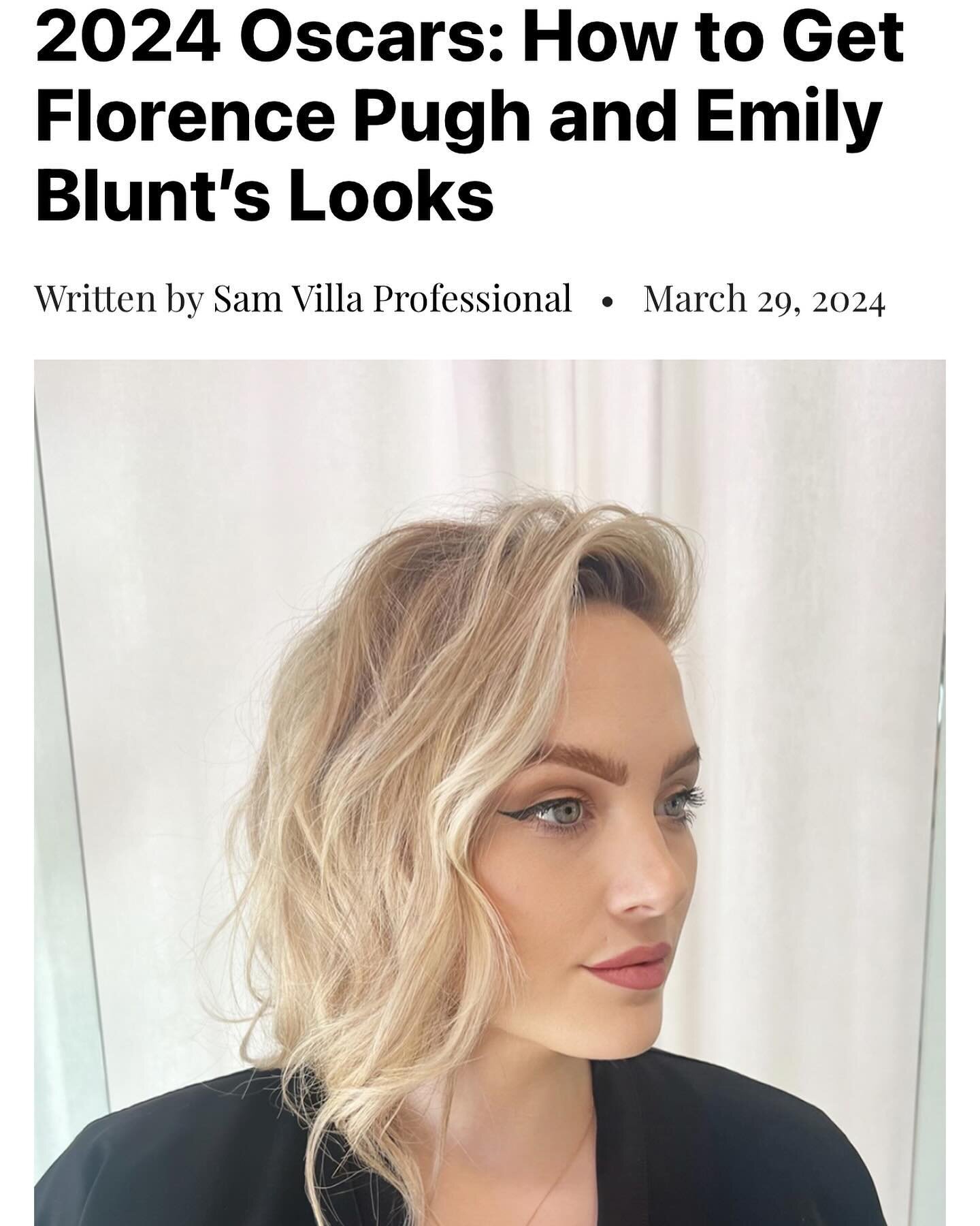Re:TREAT owner Anna Peters was recently highlighted on Bangstyle as a member of the Sam Villa ArTeam, revealing Oscar-inspired hairstyles and easy ways to recreate them at home! ✨ 

It&rsquo;s a privilege to be featured, and we&rsquo;re excited to se