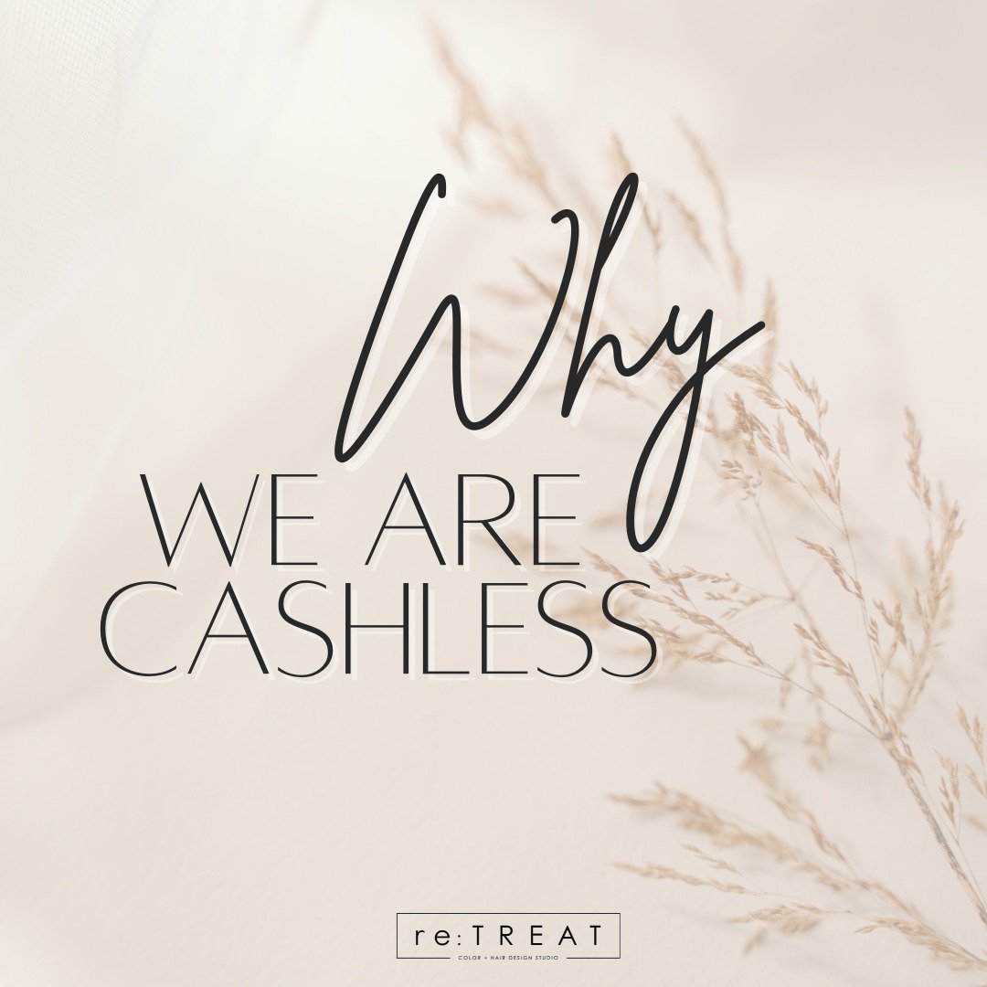 🌟 Why we are Cashless! 💇&zwj;♀️💳⁠
⁠
At re:treat, we're all about providing you with the best salon experience possible. That's why we've implemented a cashless system, and here's why it's beneficial for you!⁠
⁠
1️⃣ Convenience: Say goodbye to fumb