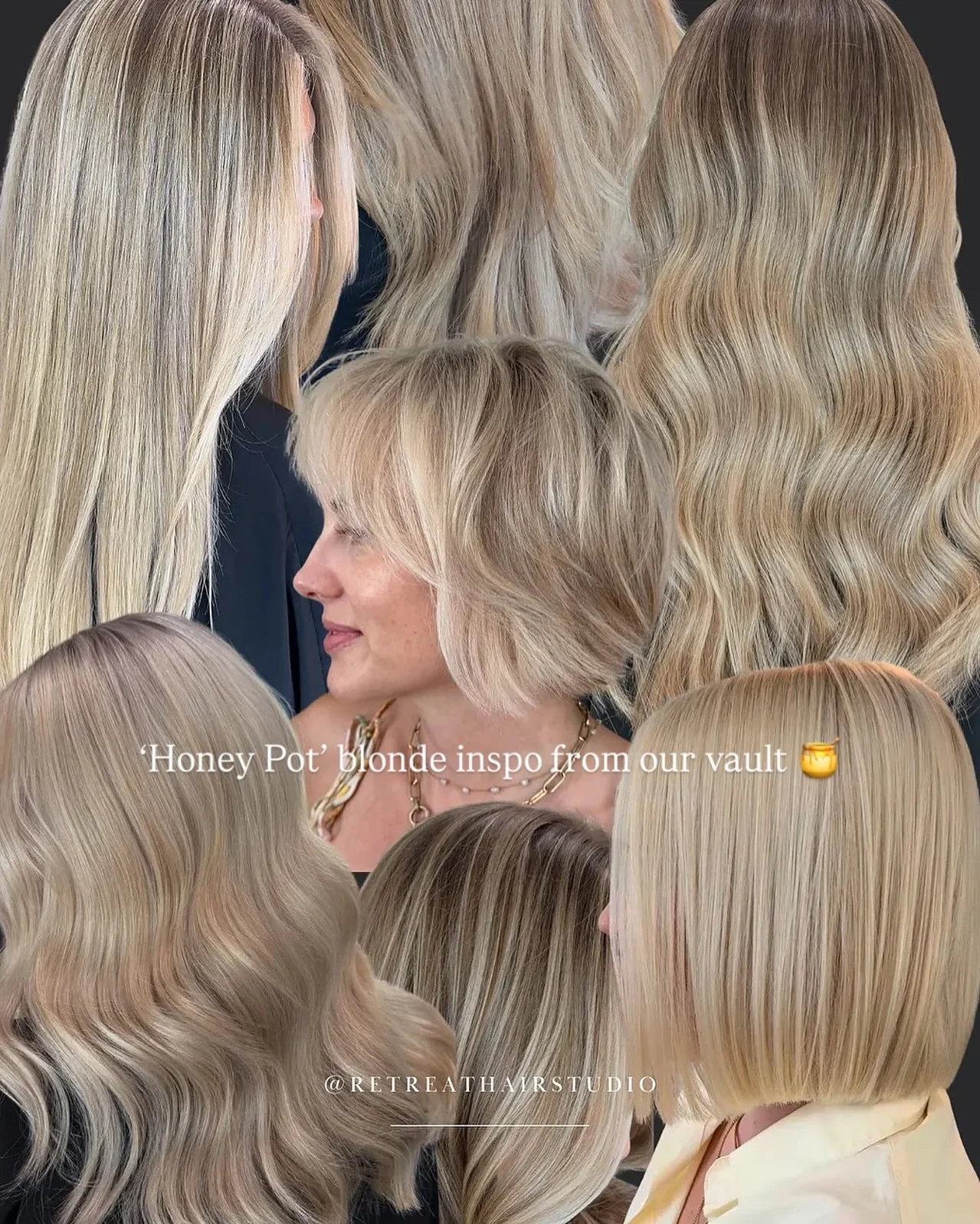 Tell us your favorite trending shade&hellip; we&rsquo;ll go first! Honey Pot Blonde has to be it. 

Golden, buttery, and full of dimension, it&rsquo;s the kind of blonde that looks glossy from every angle, rich but never brassy.

Pro tip &rarr; ask f