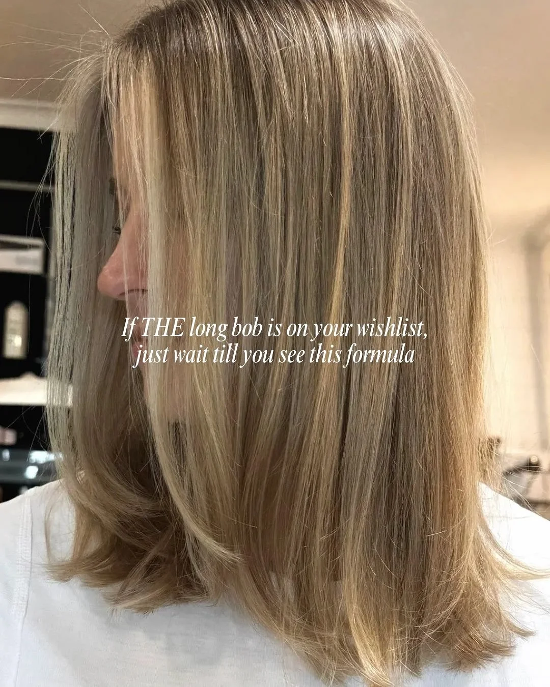 The formula for the ideal lived-in blonde, long bob? It&rsquo;s real, and you can find it right here. Save this post for your next appointment, this is one you&rsquo;ll want to recreate. Or&hellip; you can just schedule an appointment with @stylist_m