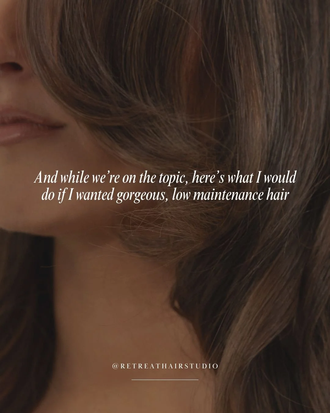 Don&rsquo;t waste your time on complicated routines or constant touch-ups that drain your energy. Instead, scroll through to see exactly what I&rsquo;d do, as a salon owner and hair educator, to achieve the low maintenance hair that looks high mainte