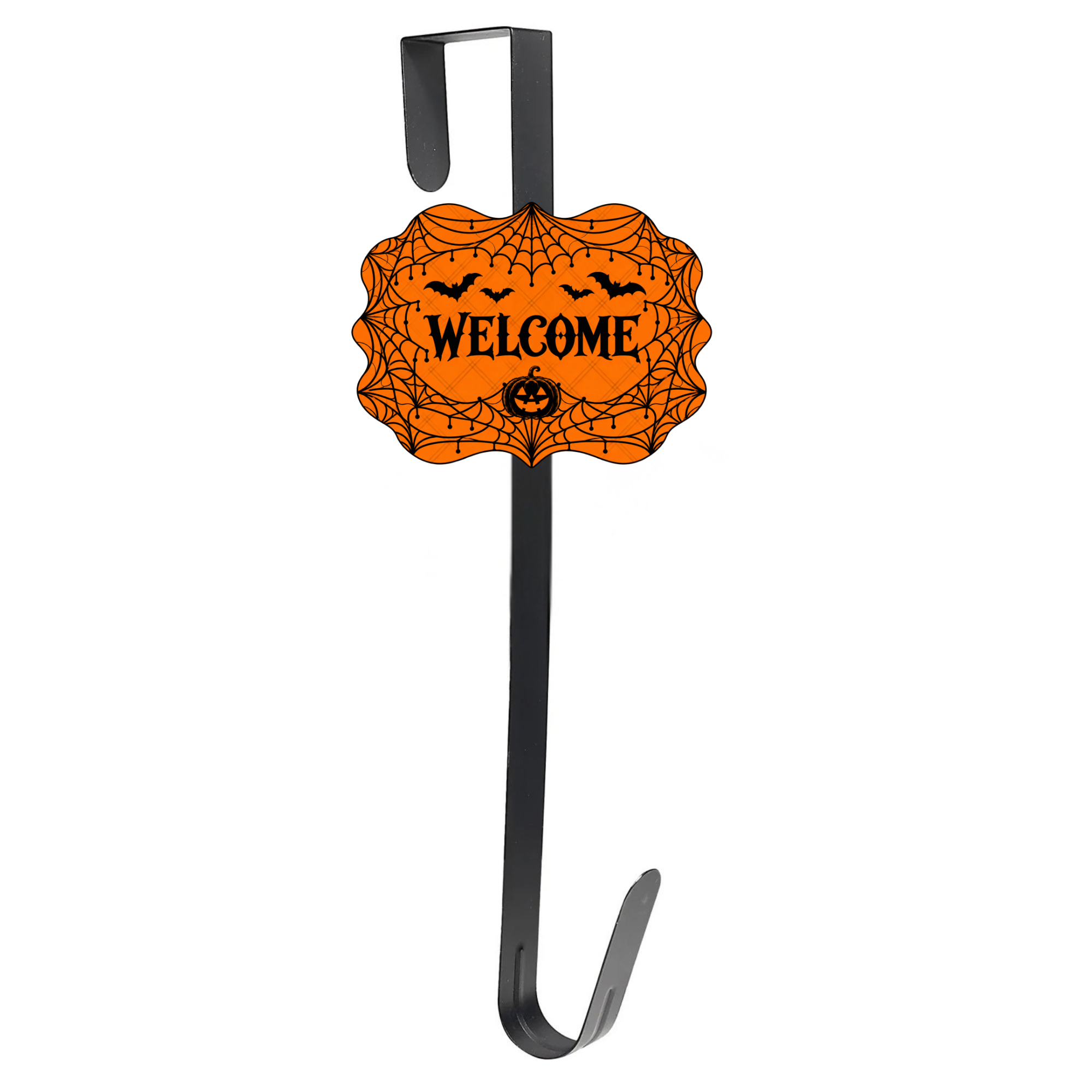 Metal Over-the-Door Autumn Door Hanger - Welcome Halloween